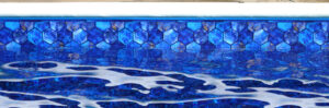 Santorini Tile with Brilliant Blue Bahama Floor 20 mil - Fox